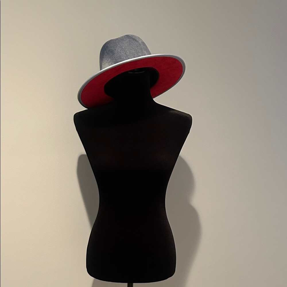 Keith and James Stylish Light Blue and Red Women's Hat
